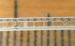 Экспериментальное исследование двухфазного течения жидкостей в цилиндрическом капилляре